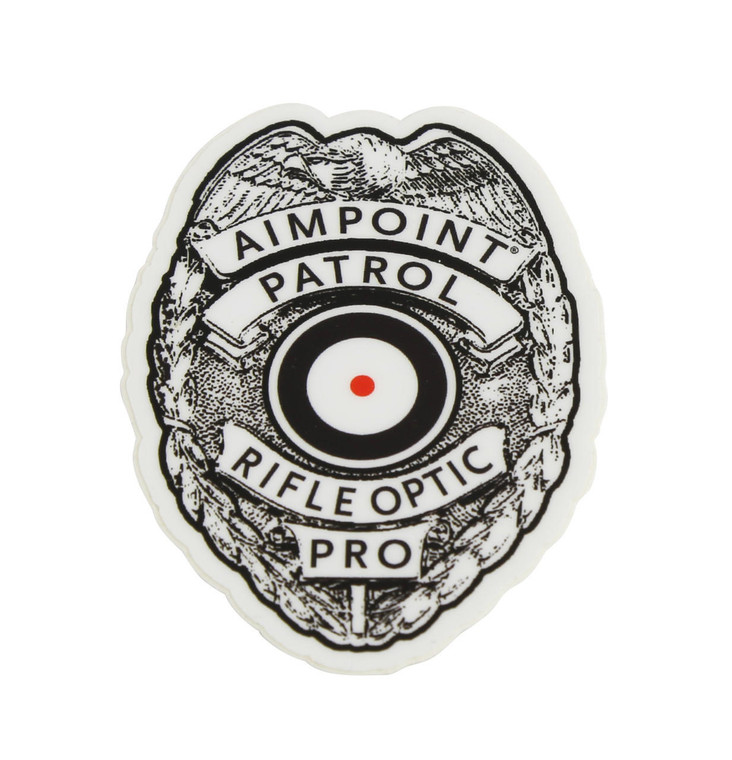 Aimpoint® Patrol Rifle Optic™ Sticker, Small (3"x2.25") 