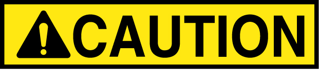 Caution sign